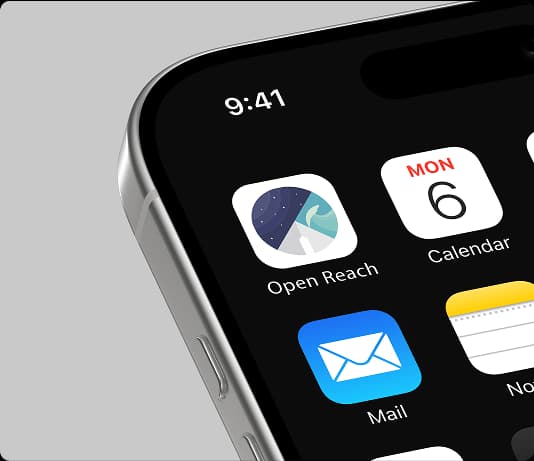 open reach mobile application