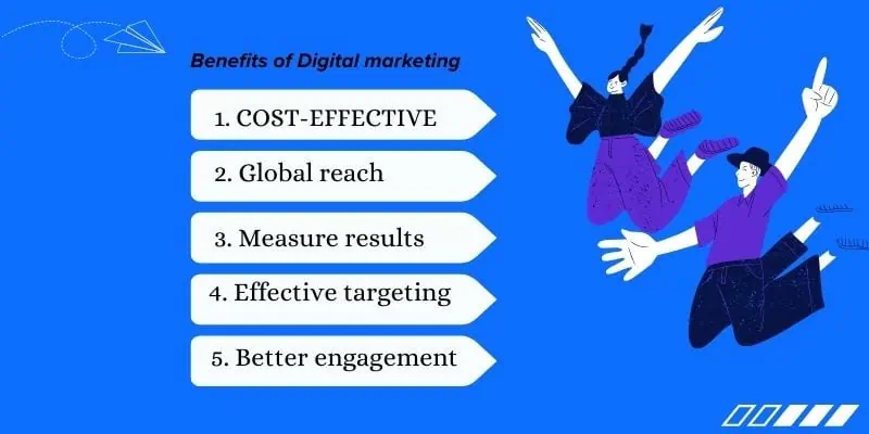 5 benefits of digital marketing